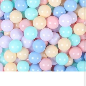 TRENDBOX Pastel Ball Pit Balls 100 - Macaron Colors Pit Balls Non-Toxic Free BPA